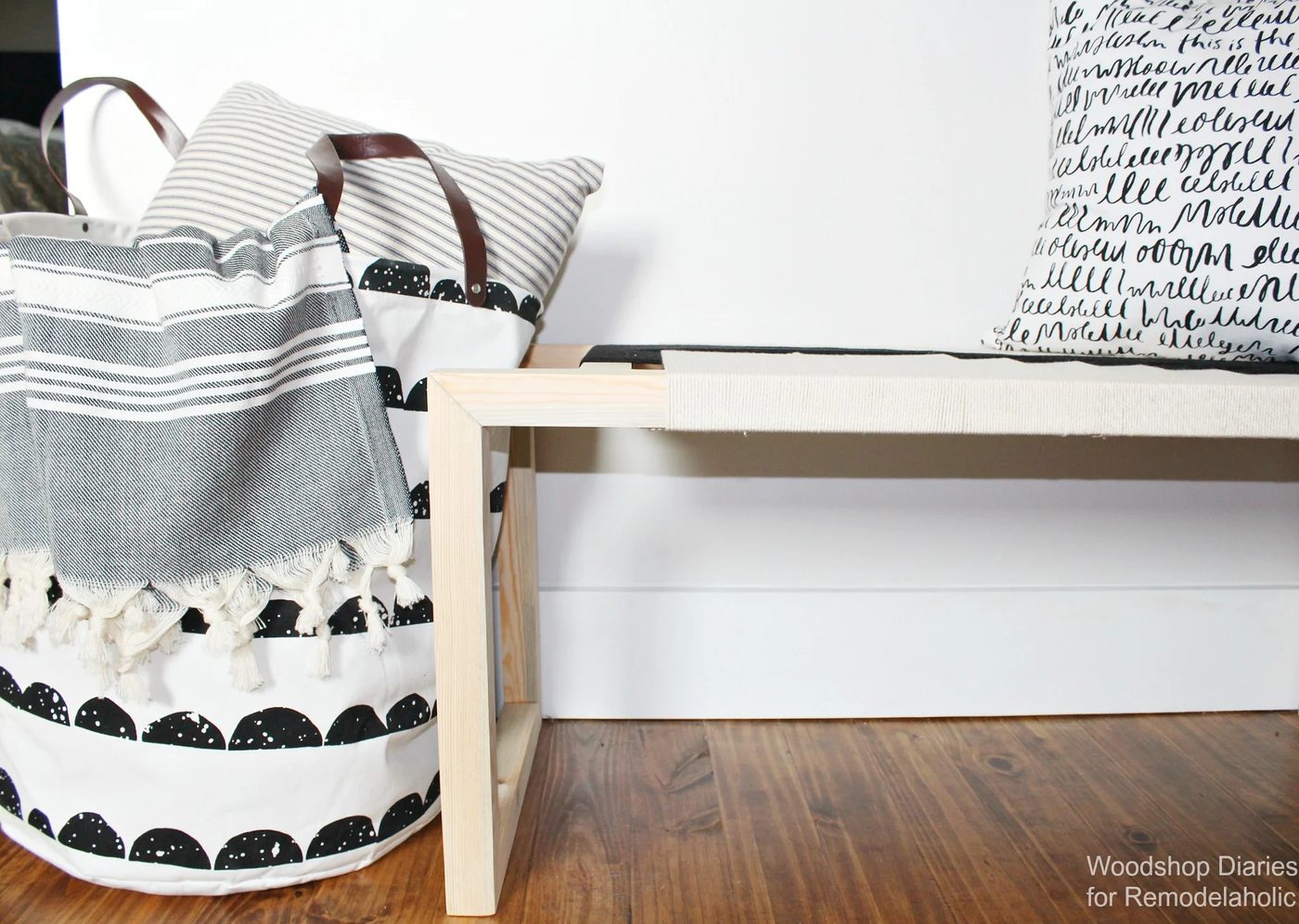 Woodshop Diaries Woven Bench Horizontal 5