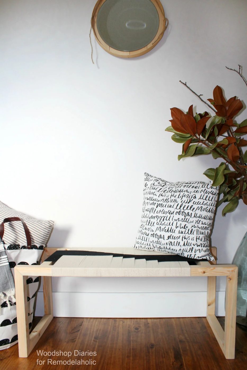 Woodshop Diaries Woven Bench Vertical 2