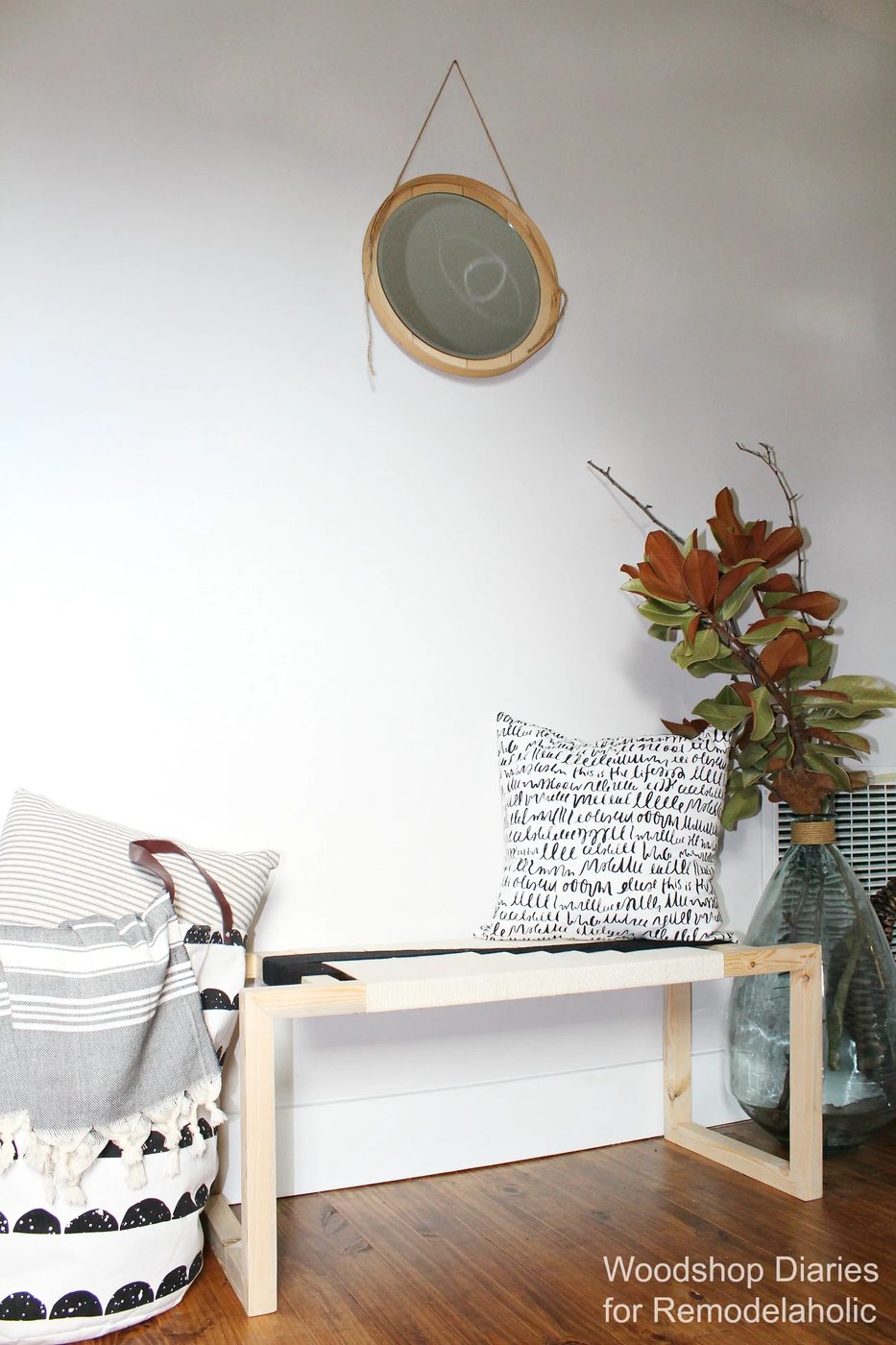 Woodshop Diaries Woven Bench Vertical 1