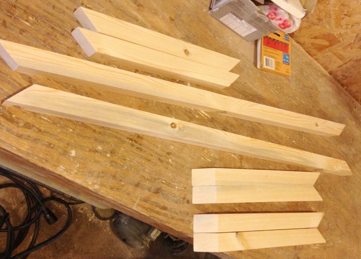 Woodshop Diaries Woven Bench Cut Pieces