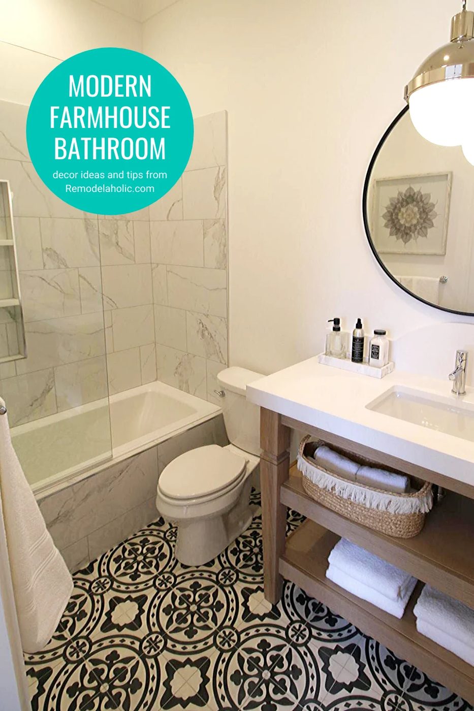 Bekob Get This Look Modern Farmhouse Bathroom Design 1