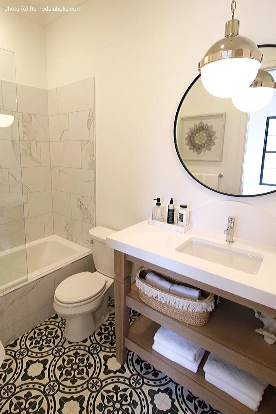 Get This Look Modern Farmhouse Bathroom Design 4