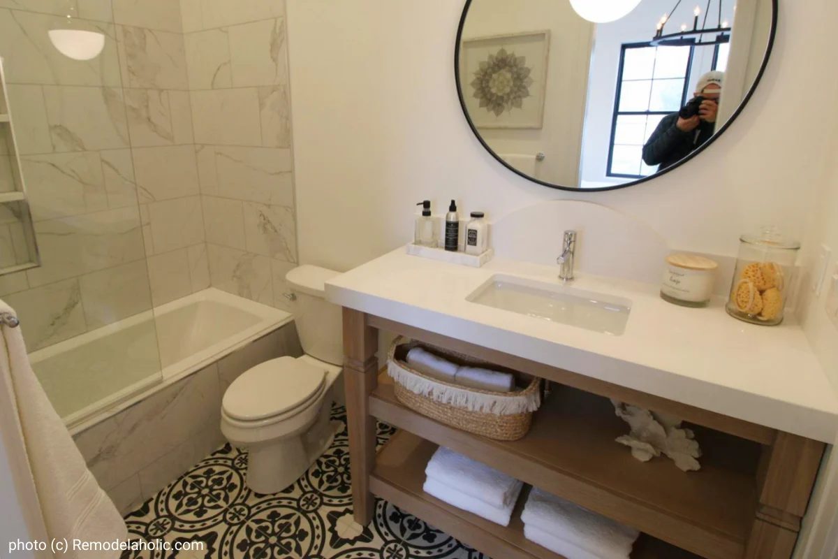 Get This Look: 5 Modern Farmhouse Bathroom Design options