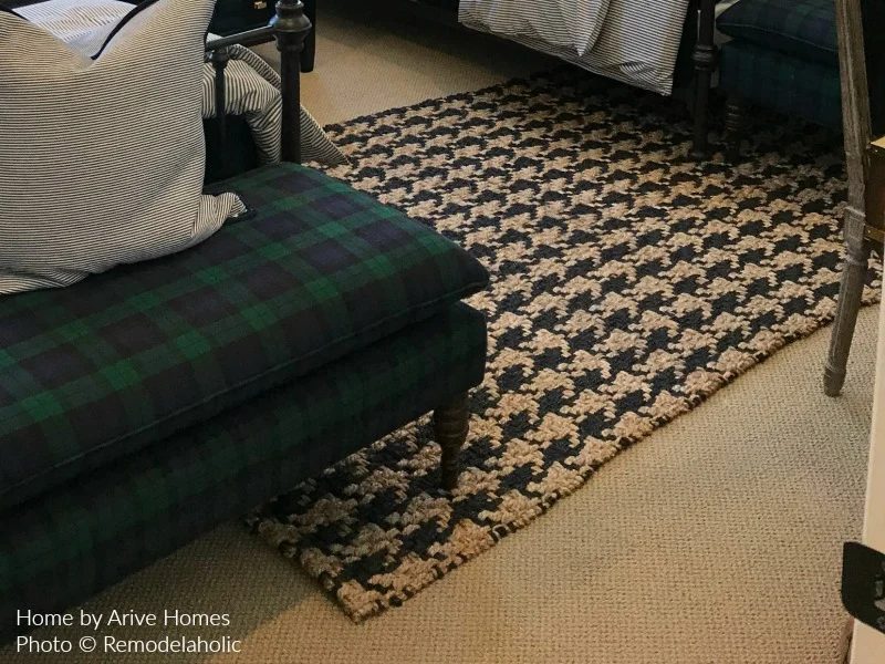 Herringbone Woven Rug In Boys Modern Farmhouse Bedroom, Arive Homes And Brandalyn Dennis Design, 2018 Utah Valley Parade Of Homes, Featured On Bekob