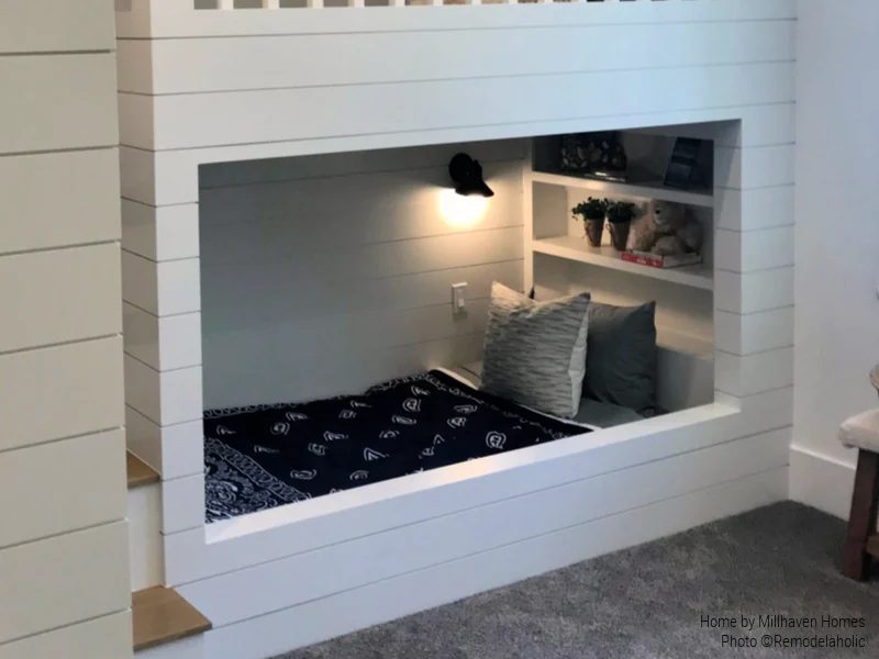 Get This Look: Modern Farmhouse Kids’ Bunk Room