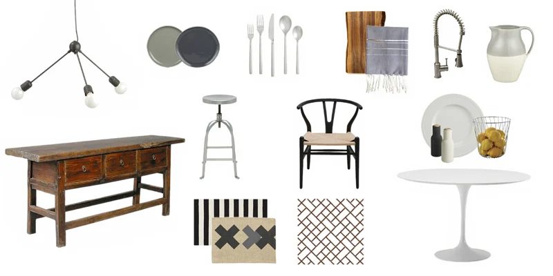 A Modern Farmhouse Kitchen