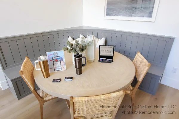 Modern Farmhouse Kitchen options, Banquette Bench Breakfast Nook Table SG22 H25 Bekob