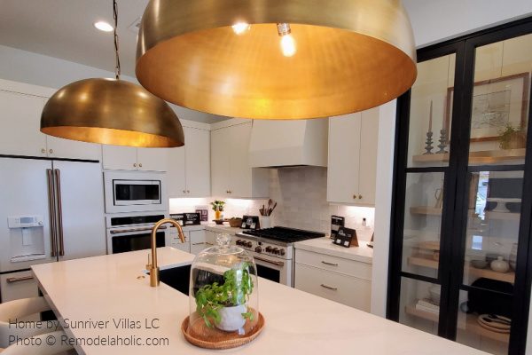 Bronze Metal Light Shade Modern Farmhouse Kitchen options SG22 H24 Bekob