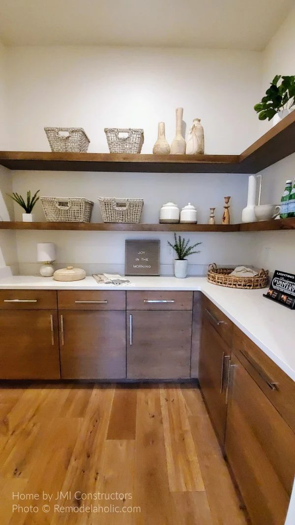 Open Pantry Shelving Modern Farmhouse Kitchen options SG22 H19 Bekob