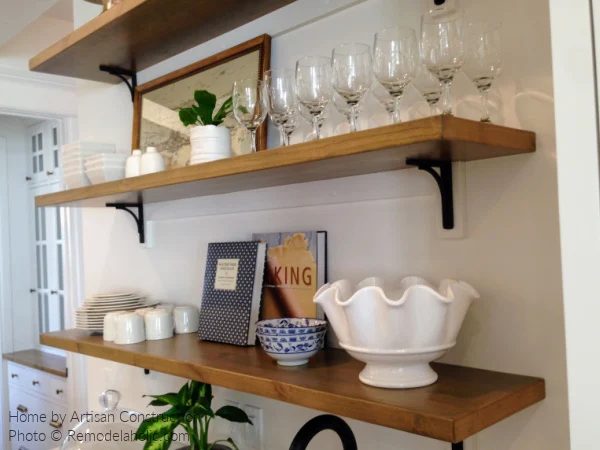 Open Shelving Modern Farmhouse Kitchen options UV15 H16 Bekob