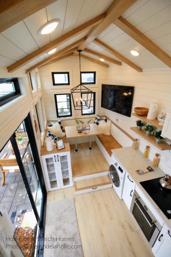 Tiny House Modern Farmhouse Kitchen options Wood Beam Ceiling, SG19 H24 Bekob