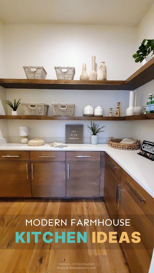Modern Farmhouse Kitchen options 18 Wood Cabinets And Open Shelves Bekob