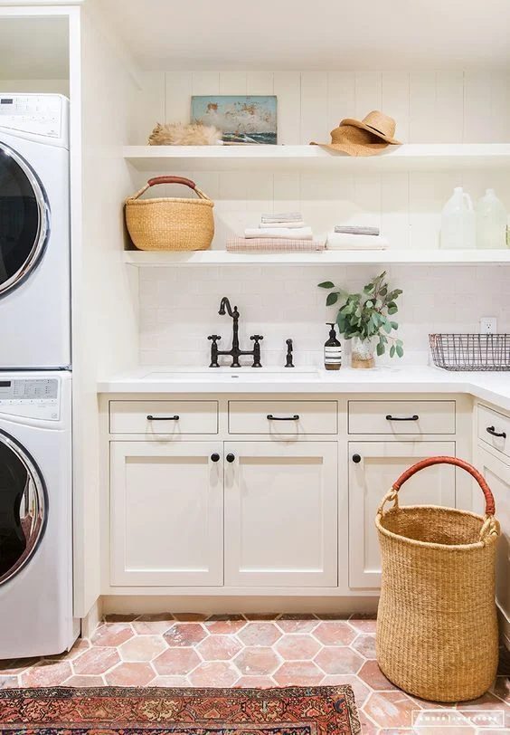 Modern Farmhouse Laundry Room Inspiration