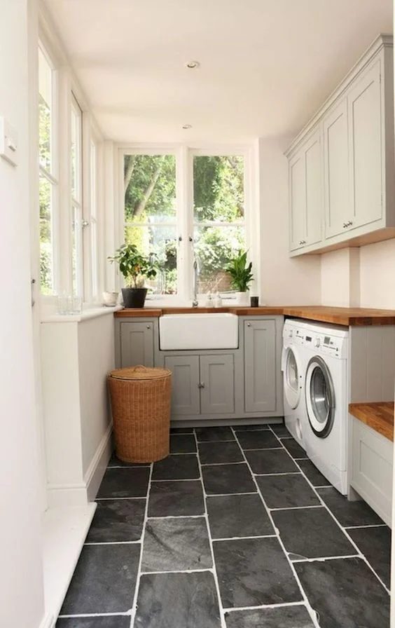 Modern Farmhouse Laundry Room Inspiration