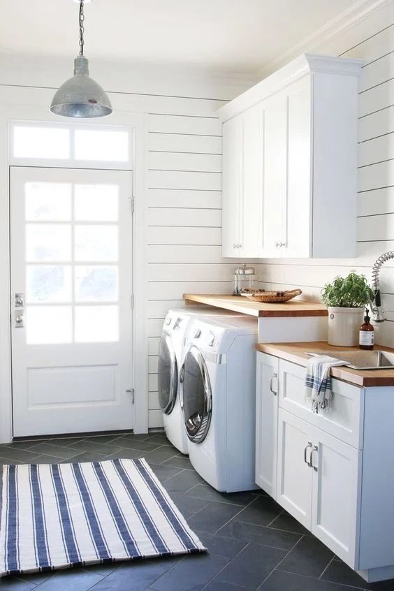 Modern Farmhouse Laundry Room Inspiration
