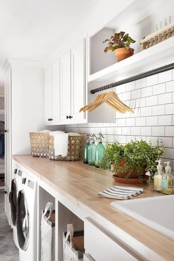 Modern Farmhouse Laundry Room Inspiration