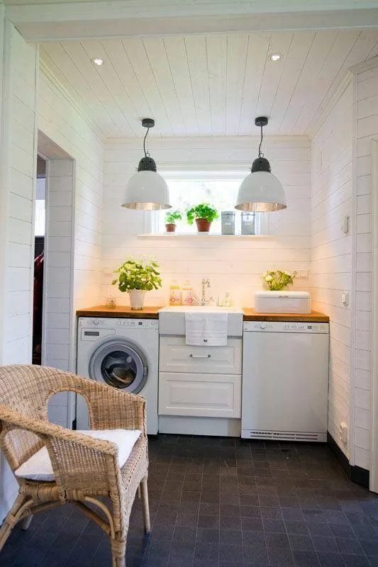 Modern Farmhouse Laundry Room Inspiration