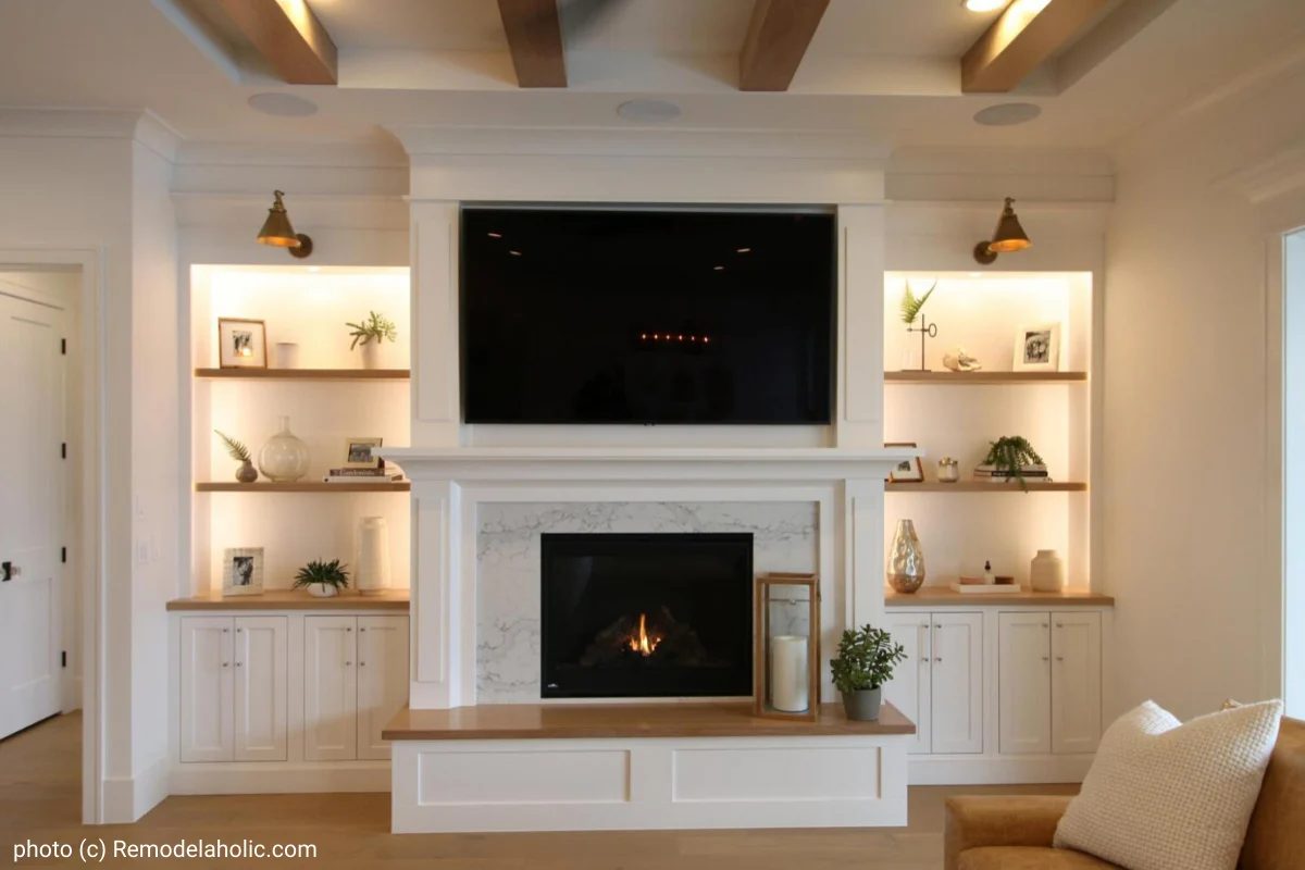 Neutral Modern Farmhouse Living Room