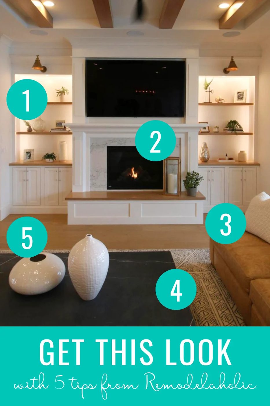 Get This Look: Neutral Modern Farmhouse Living Room Design and Decorating Tips