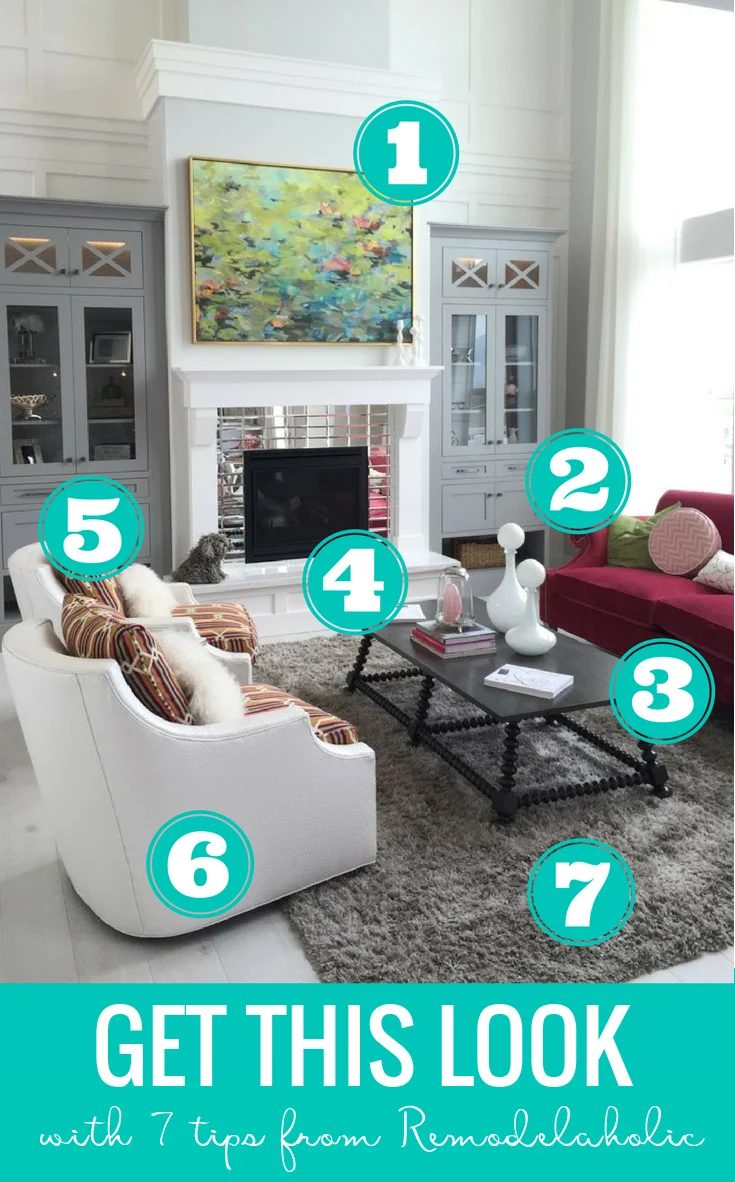 Bekob Get This Look Jewel Toned Statement Living Room