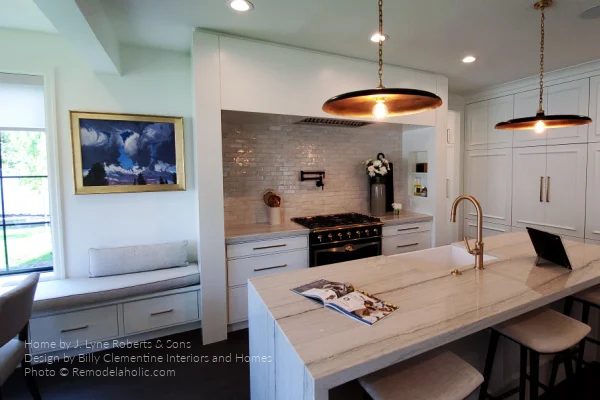 Kitchen Design options, Modern White Kitchen With Stove Alcove, Bekob UVPH21 H07