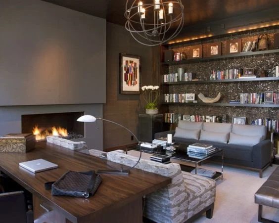 Finally, a manly man cave office
