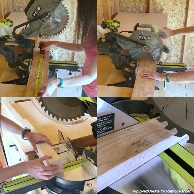 Handmade Modern Rustic Console Table, Cutting Wood For Media Console, MyLove2Create