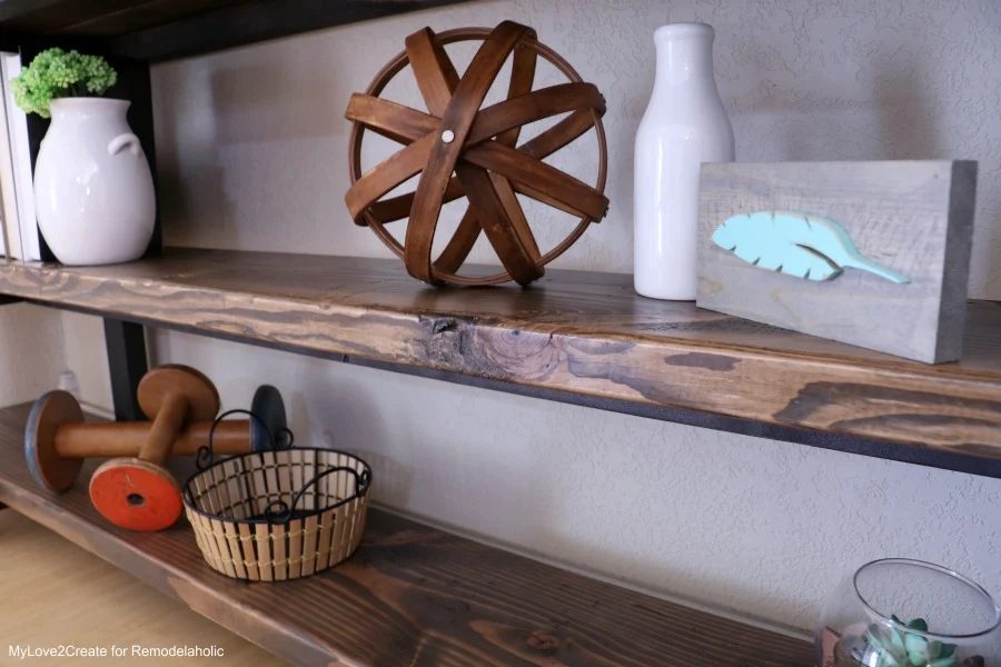 Handmade Modern Rustic Console Table, Diy Console Table Shelves, MyLove2Create