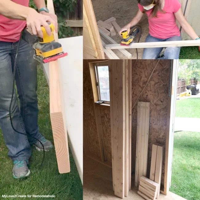 Handmade Modern Rustic Console Table, Sand All Boards Before Building, MyLove2Create