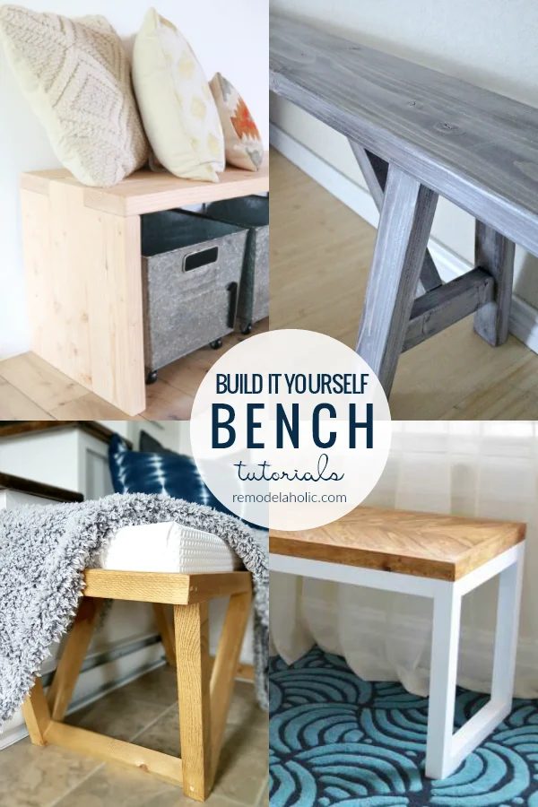 first-time Friendly Handmade Bench Tutorials And Building Plans #Bekob