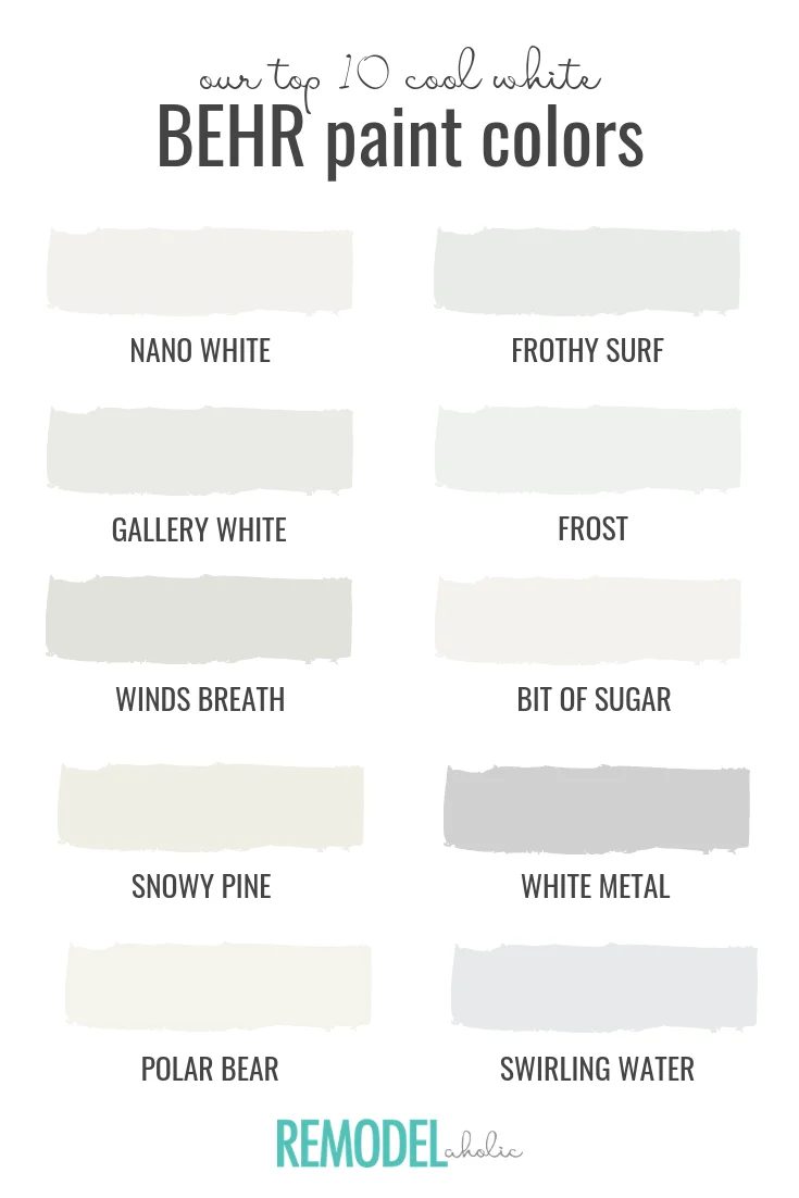 Top 10 Cool White Paint Colors | Designing a modern neutral space starts with the well fitted white paint color! Try these. #Bekob #bestpaintcolors