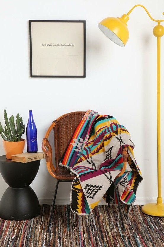 Modern Southwest inspired decorating