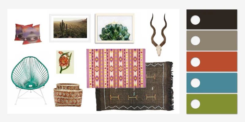 Modernized Southwest Style Decorating