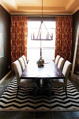 Modern Touches in a Dining Room Reveal; Before and After