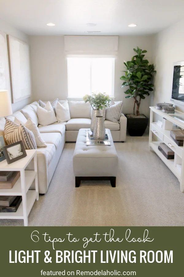 6 solid Tips For Recreating This Room. Light And Bright Living Room Get The Look At Bekob.com