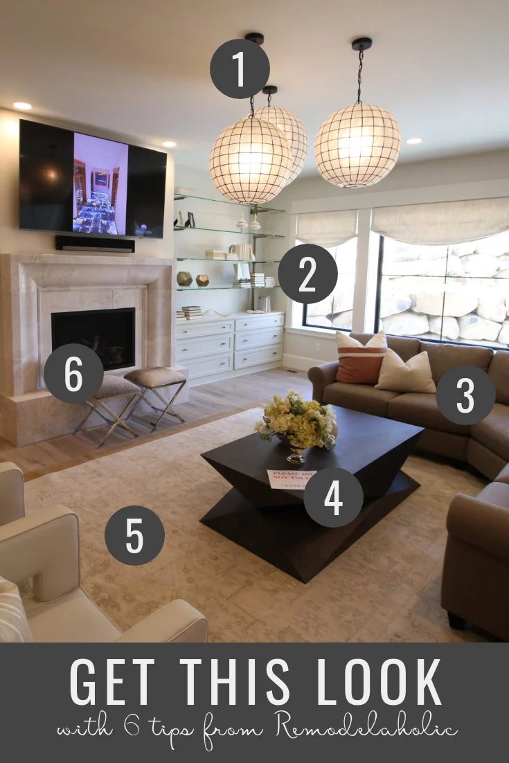 Bekob Get This Look Modern Transitional Living Room