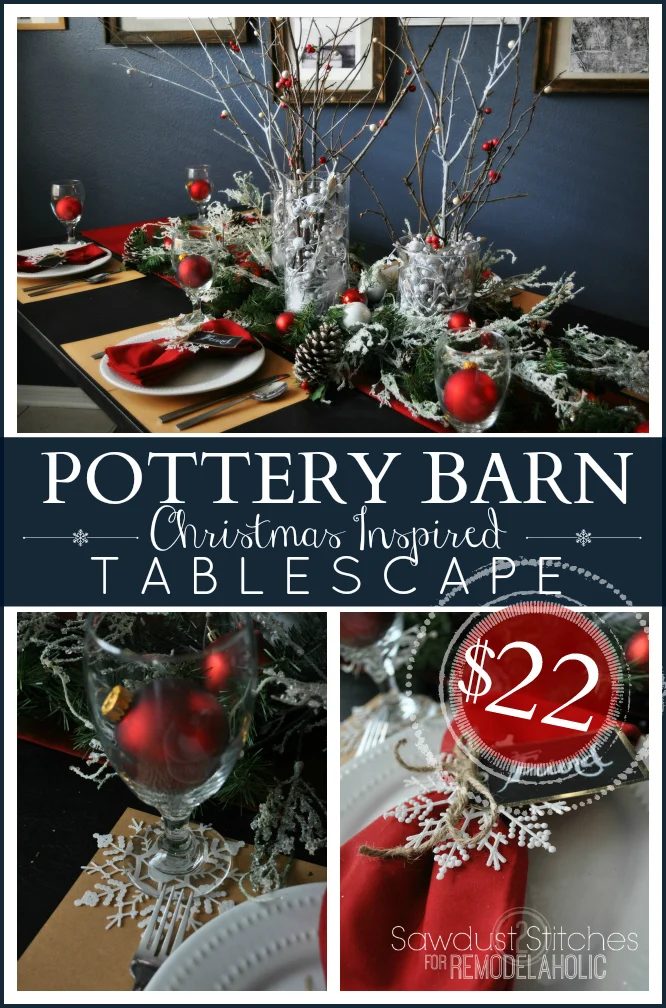 sawdust2stitches Bekob Christmas tablescape