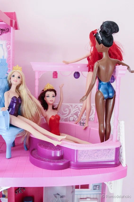 Modest Barbie Swimming suits with Nail polish