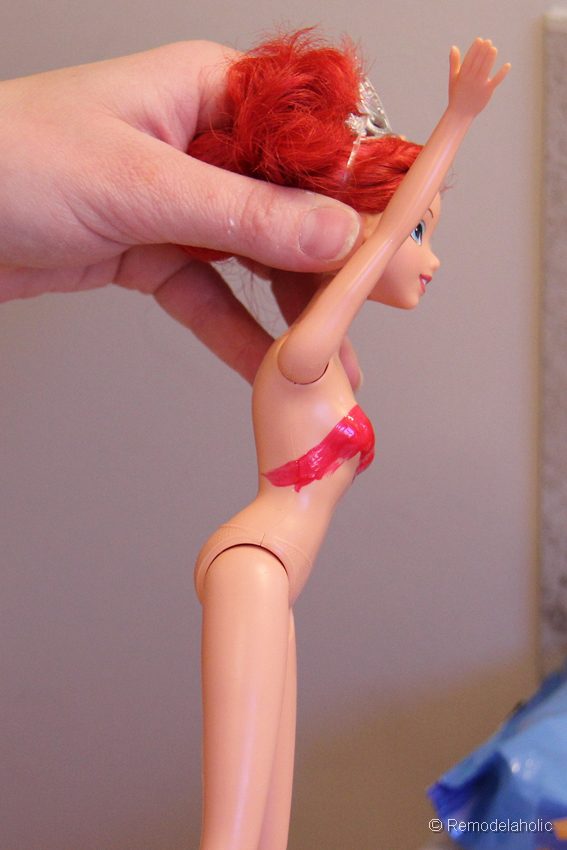 Modest Barbie Swimming suits with Nail polish