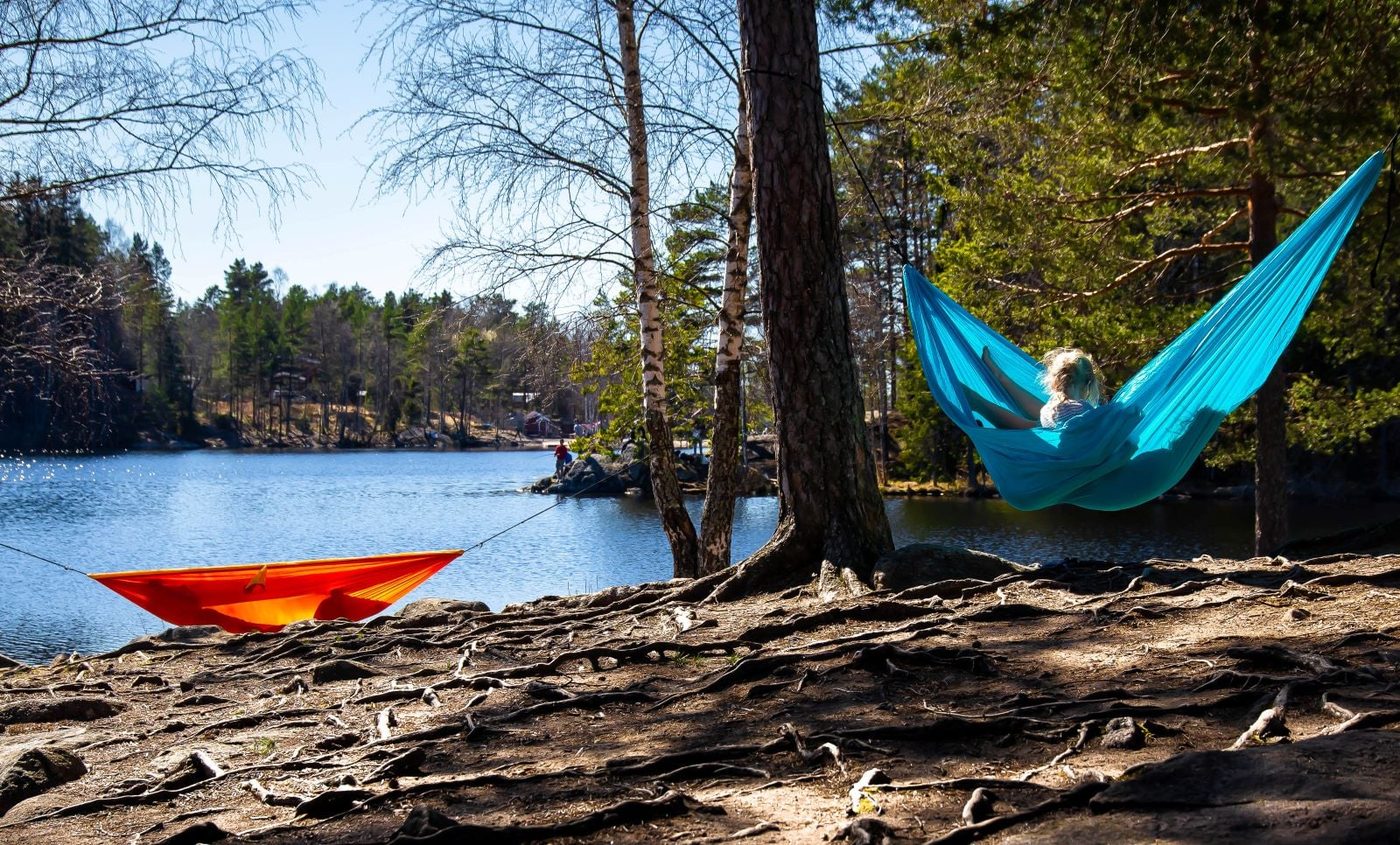 Hammocks In Forrest Camper Accessories Shutterstock 1713599812