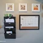 Handmade Hallway Organization Station