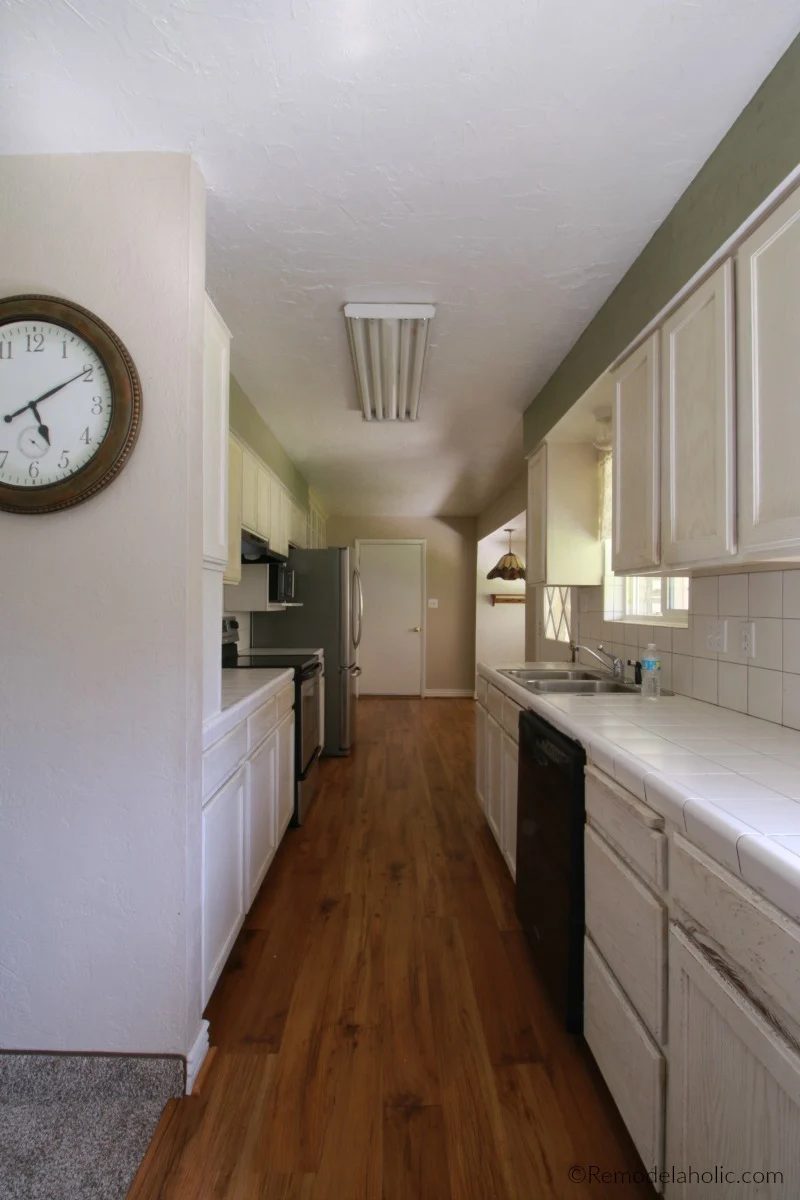 The Jordan House Galley Kitchen Before 1970s Renovation And Remodel BEFORE House Tour #Bekob