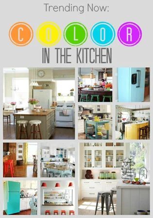 trending color in the kitchen