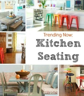 Trendy Colorful Kitchen Seating