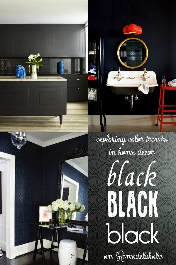 BLACK Trends in Home Decor via Bekob