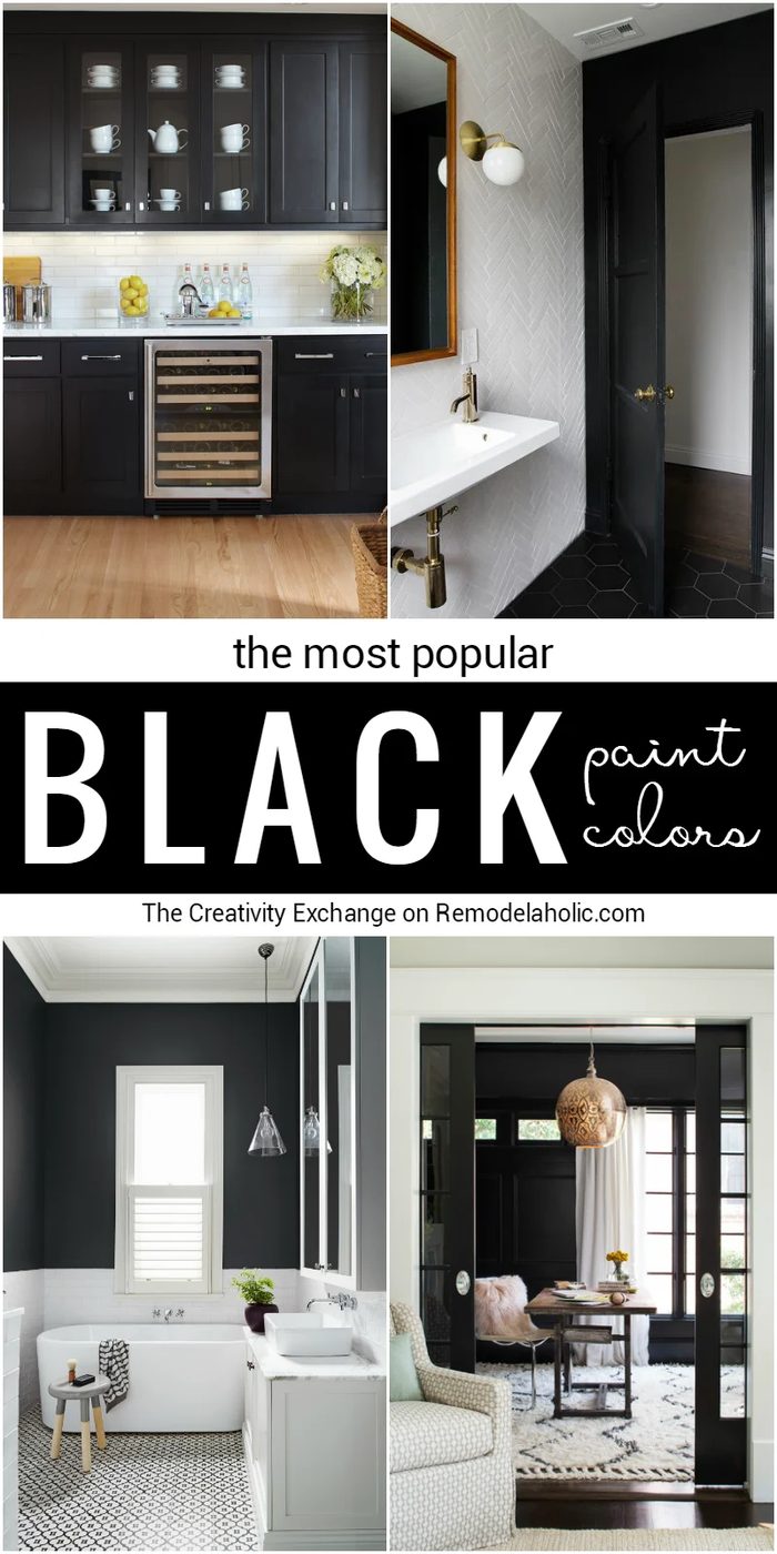 Most Popular Black Paint Colors For Walls, Doors, And Cabinets @Bekob