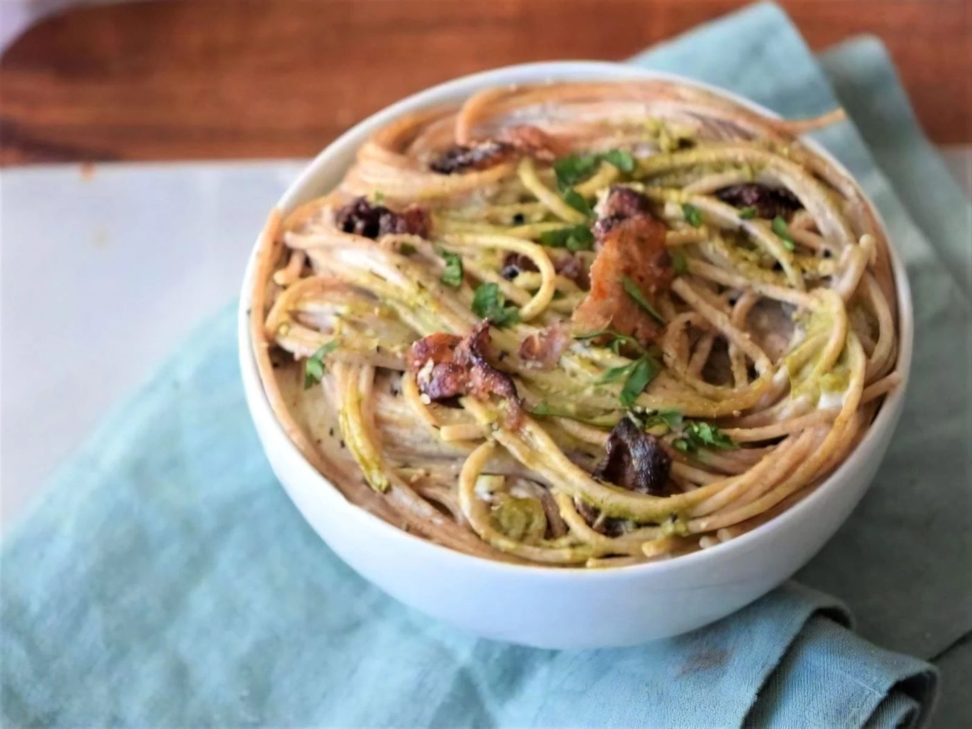 5 Creamy Pesto Pasta 061449