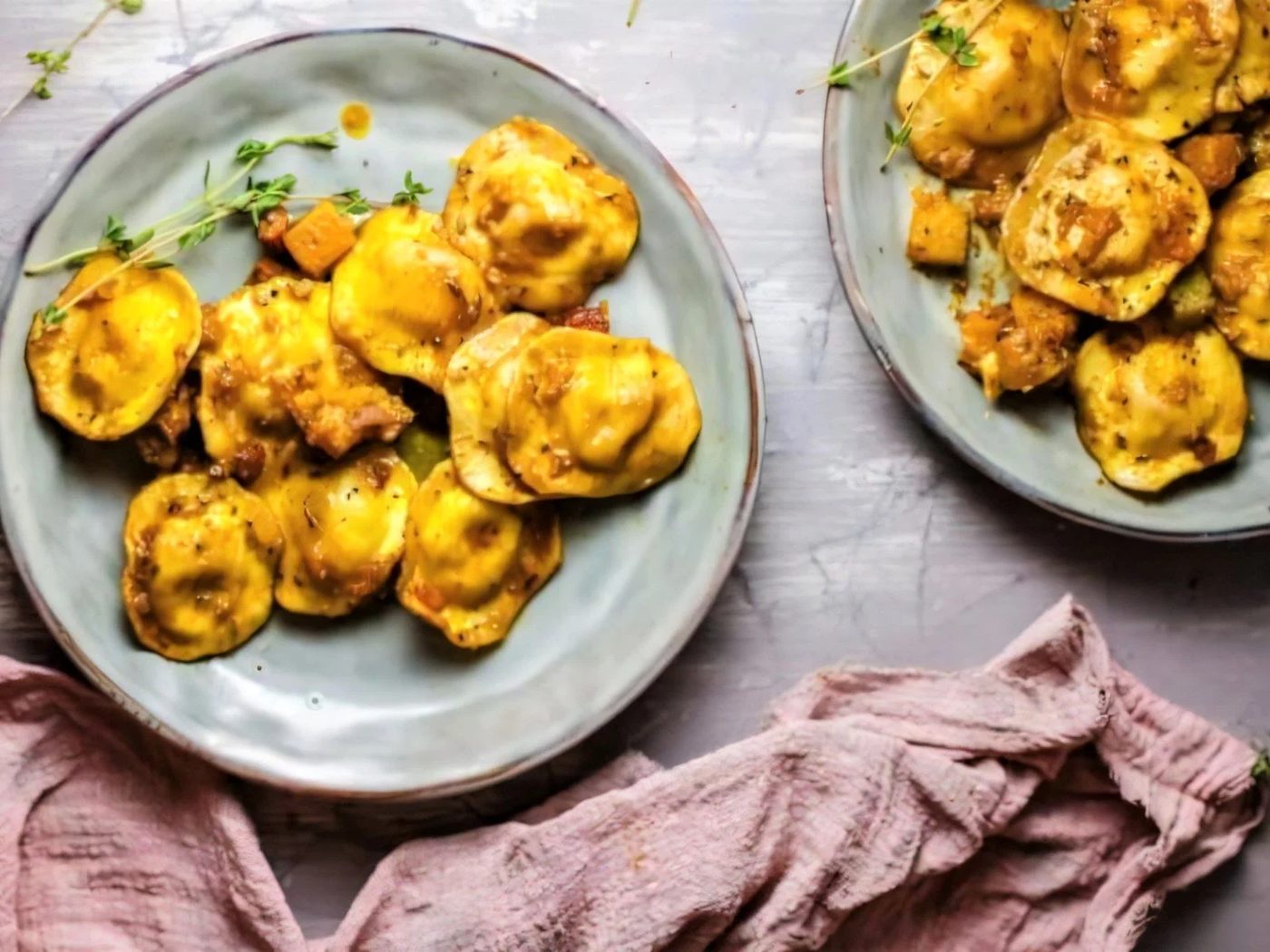 1 Pumpkin Ravioli 061405