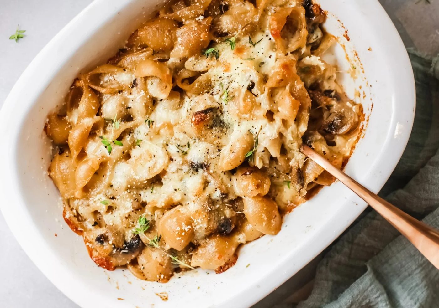3 French Onion Pasta Bake