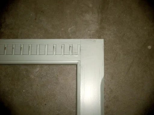 painting mirror for mudroom bench